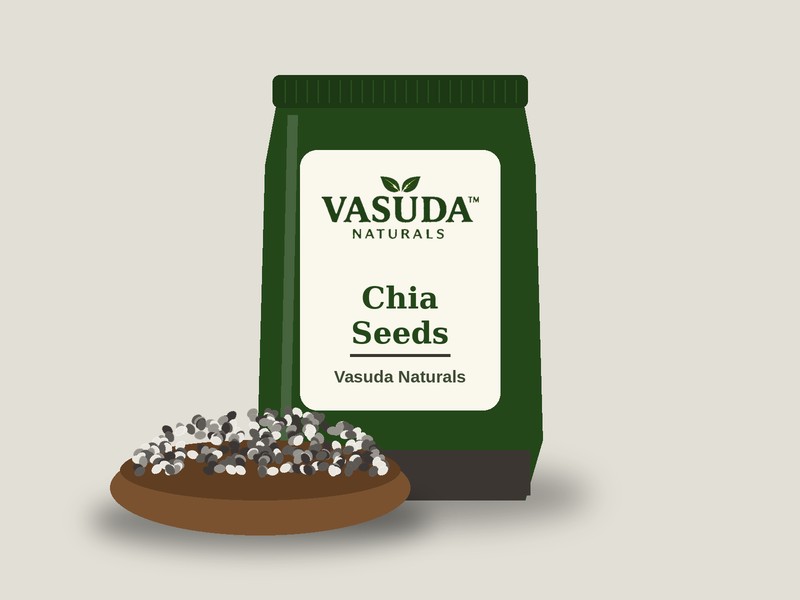 Chia seeds by Vasuda Naturals